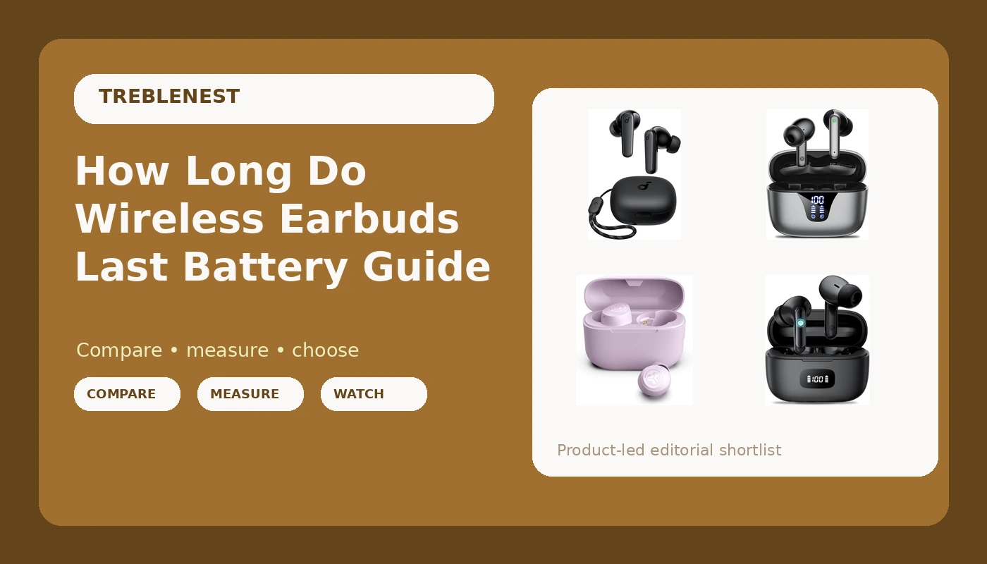 How Long Do Wireless Earbuds Last Battery Guide - Treble Nest review with measurements and honest opinion