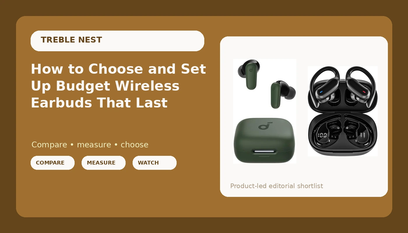 How to Choose and Set Up Budget Wireless Earbuds That Last
