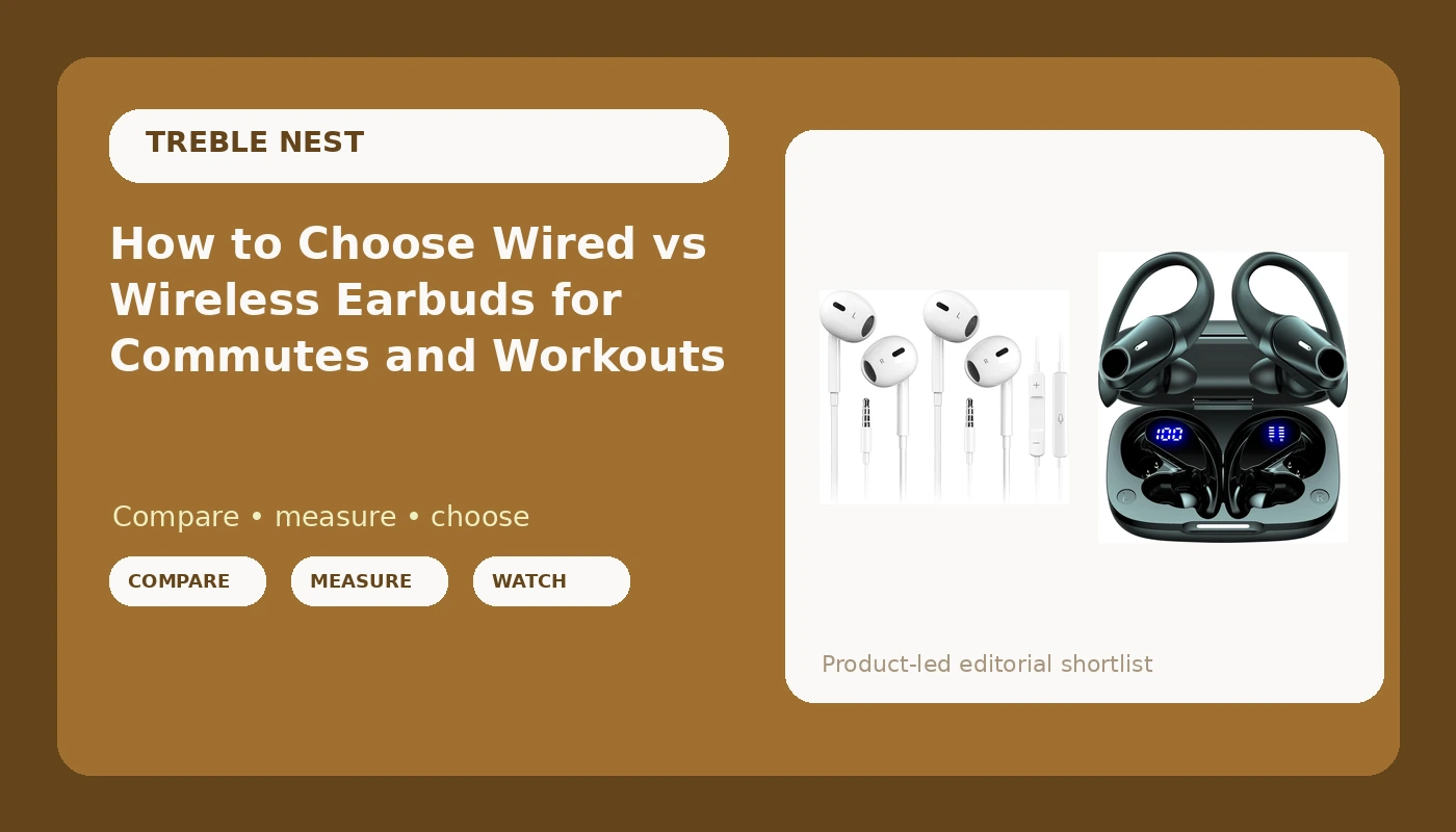 How to Choose Wired vs Wireless Earbuds for Commutes and Workouts