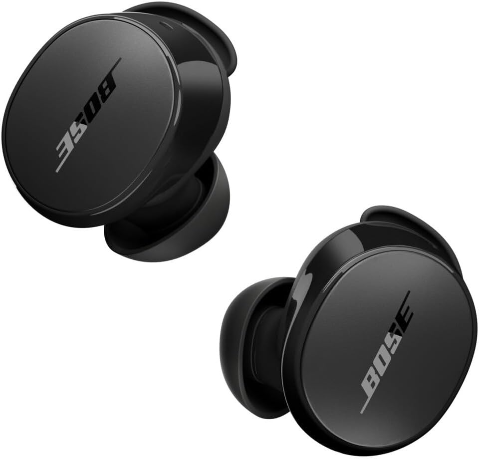 Bose QuietComfort Earbuds - True Wireless Bluetooth Earbuds with Active Noise Cancellation and Mic, USB-C Charging, IPX4 Rating, Up to 8.5 Hours of Playtime, Black