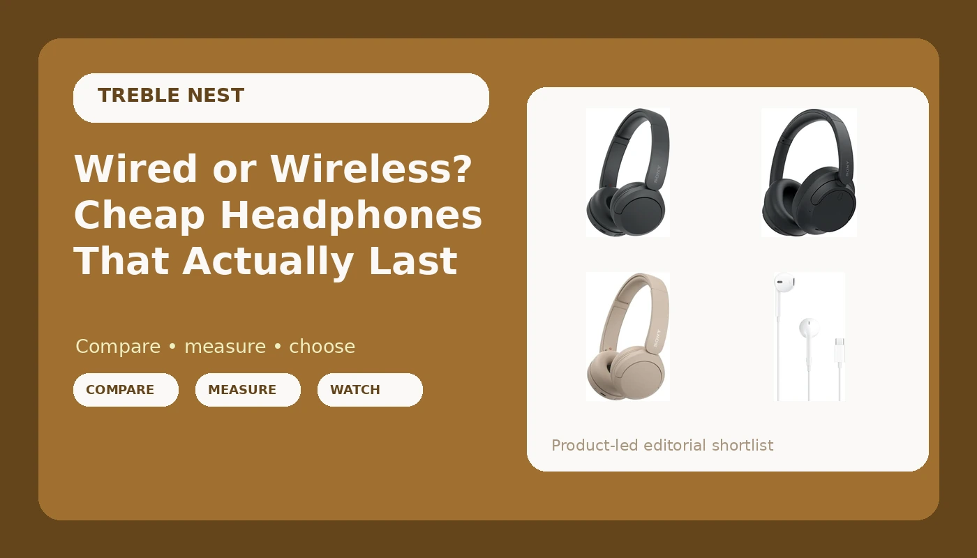 Wired or Wireless? Cheap Headphones That Actually Last